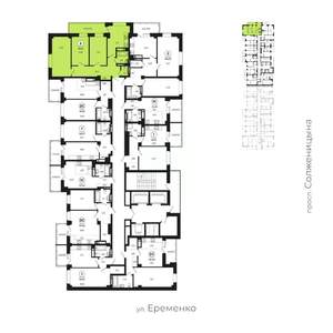 3-к квартира, вторичка, 73м2, 15/24 этаж