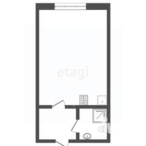 Студия квартира, вторичка, 18м2, 3/5 этаж