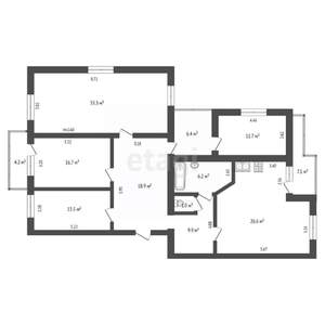 4-к квартира, вторичка, 156м2, 12/17 этаж