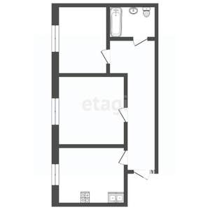 2-к квартира, вторичка, 56м2, 2/9 этаж