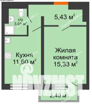 1-к квартира, вторичка, 37м2, 12/25 этаж