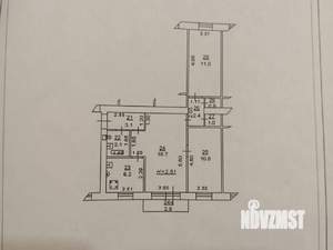 3-к квартира, вторичка, 57м2, 2/4 этаж