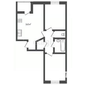 2-к квартира, вторичка, 82м2, 3/22 этаж