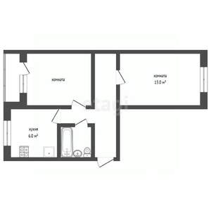 2-к квартира, вторичка, 45м2, 5/5 этаж