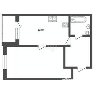 1-к квартира, вторичка, 34м2, 11/25 этаж