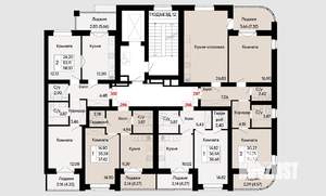 2-к квартира, вторичка, 58м2, 8/8 этаж