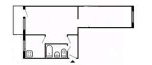 2-к квартира, вторичка, 46м2, 5/5 этаж