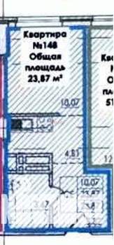 Студия квартира, вторичка, 25м2, 14/22 этаж
