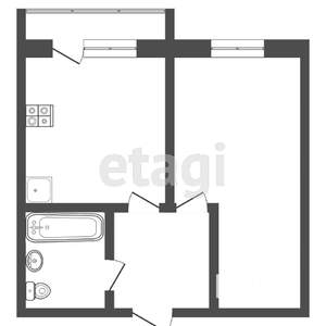 1-к квартира, вторичка, 37м2, 3/8 этаж