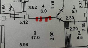 1-к квартира, вторичка, 38м2, 25/26 этаж