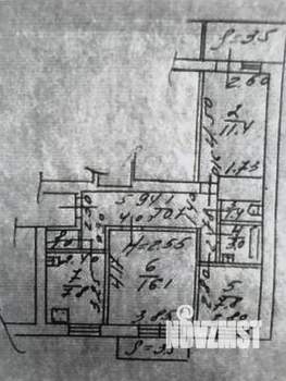 3-к квартира, вторичка, 62м2, 2/9 этаж