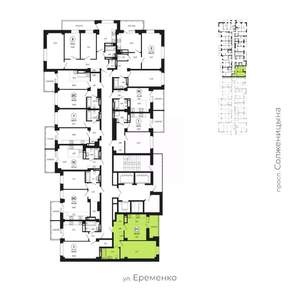 2-к квартира, вторичка, 48м2, 15/24 этаж