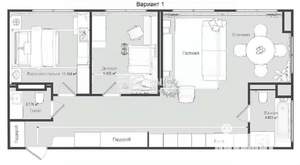 3-к квартира, вторичка, 69м2, 24/25 этаж