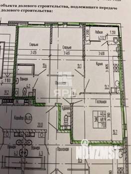 3-к квартира, вторичка, 72м2, 6/10 этаж