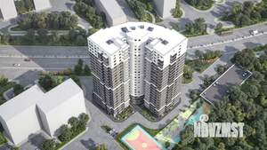1-к квартира, строящийся дом, 40м2, 8/22 этаж
