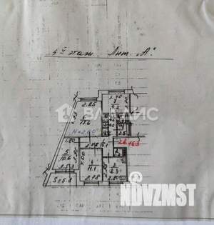 4-к квартира, вторичка, 77м2, 4/9 этаж