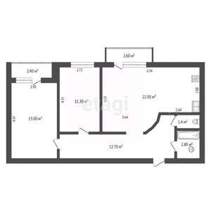 3-к квартира, вторичка, 70м2, 9/10 этаж