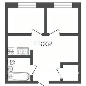 2-к квартира, вторичка, 47м2, 6/11 этаж