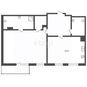 2-к квартира, вторичка, 60м2, 8/25 этаж