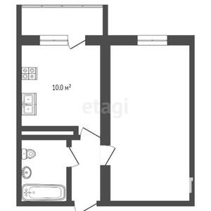 1-к квартира, вторичка, 36м2, 14/16 этаж