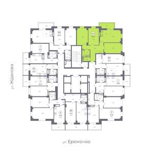 4-к квартира, вторичка, 88м2, 24/24 этаж