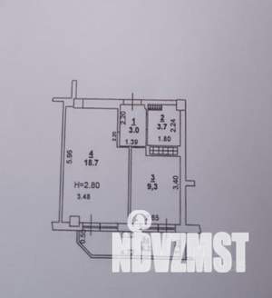 1-к квартира, вторичка, 45м2, 11/17 этаж