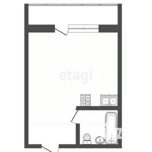 Студия квартира, вторичка, 29м2, 7/9 этаж