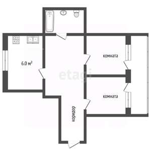 2-к квартира, вторичка, 41м2, 5/9 этаж