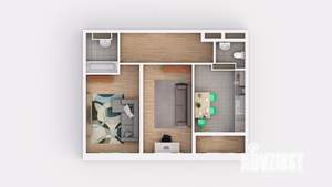 2-к квартира, вторичка, 47м2, 6/24 этаж