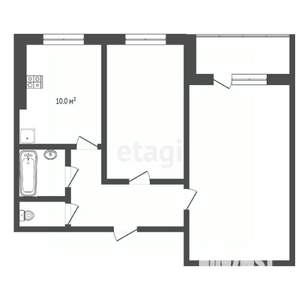 2-к квартира, вторичка, 69м2, 3/10 этаж