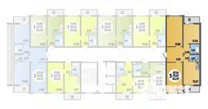 3-к квартира, строящийся дом, 82м2, 8/16 этаж