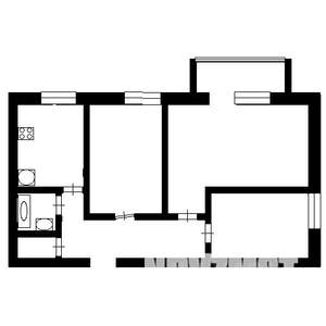3-к квартира, вторичка, 62м2, 5/5 этаж