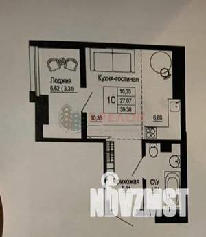 Студия квартира, вторичка, 30м2, 26/26 этаж