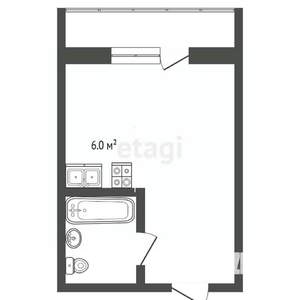 Студия квартира, вторичка, 31м2, 21/27 этаж