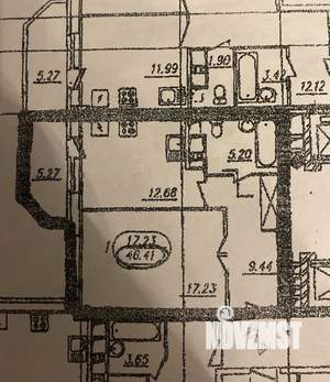 1-к квартира, вторичка, 50м2, 18/20 этаж