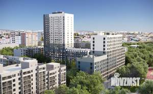 1-к квартира, строящийся дом, 38м2, 20/20 этаж