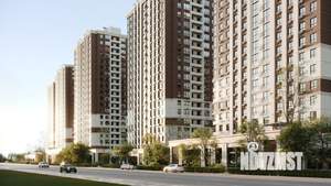 2-к квартира, строящийся дом, 37м2, 6/25 этаж