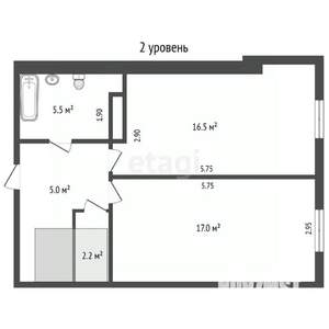 4-к квартира, вторичка, 98м2, 14/15 этаж