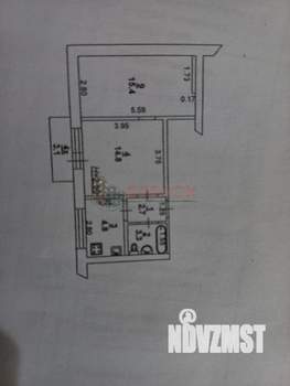 2-к квартира, вторичка, 46м2, 2/5 этаж