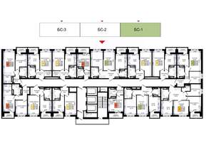 1-к квартира, вторичка, 41м2, 8/25 этаж