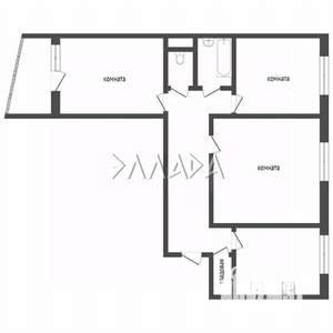 3-к квартира, вторичка, 65м2, 3/9 этаж