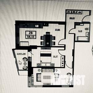 2-к квартира, вторичка, 58м2, 18/25 этаж