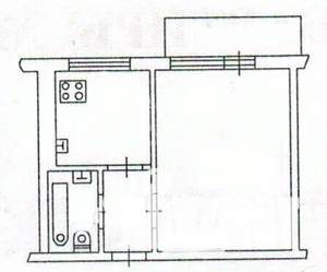 1-к квартира, вторичка, 22м2, 7/9 этаж