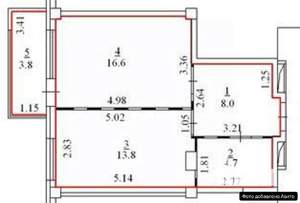 1-к квартира, вторичка, 43м2, 7/10 этаж