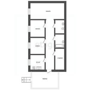 3-к квартира, вторичка, 120м2, 1/9 этаж