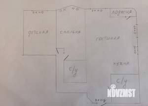 3-к квартира, вторичка, 100м2, 20/22 этаж