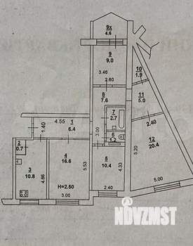 4-к квартира, вторичка, 93м2, 9/10 этаж
