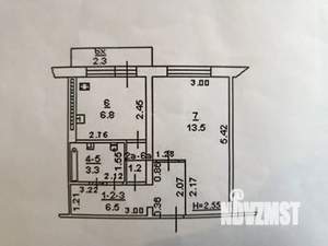 1-к квартира, вторичка, 32м2, 2/5 этаж