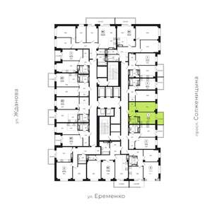 1-к квартира, вторичка, 37м2, 23/24 этаж