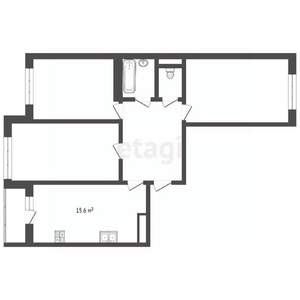 3-к квартира, вторичка, 84м2, 13/23 этаж